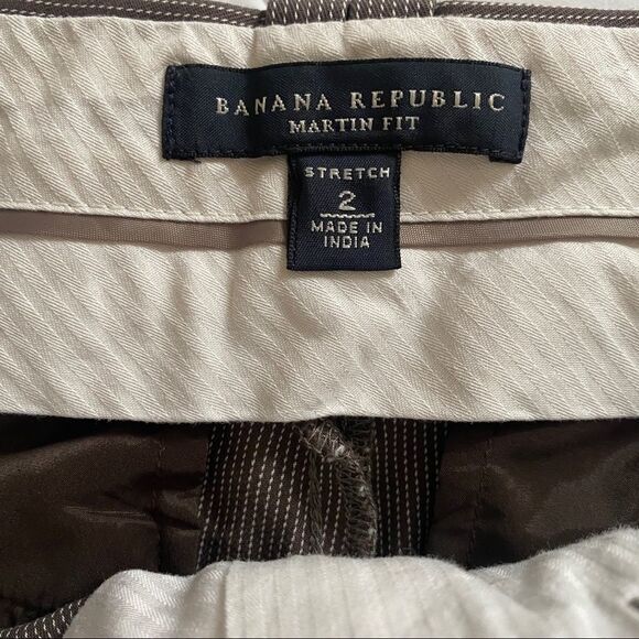 Banana Republic Brown Martin Fit Sz 2 - Picture 8 of 9